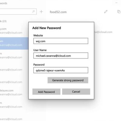 iCloud Password per Windows supporta il generatore di codici 2FA