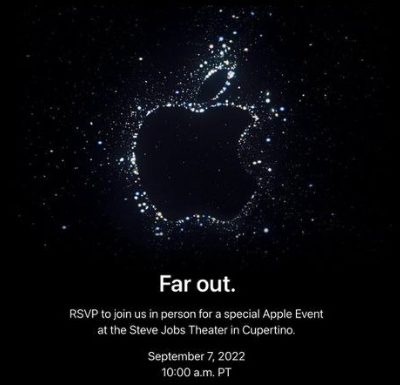 L’invito all’evento del 7 settembre nasconde qualche indizio sugli iPhone 14?