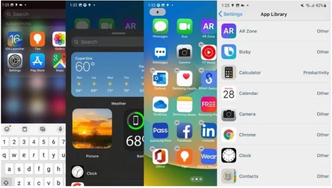 Il launcher iOS 16 su Android fa il boom di download