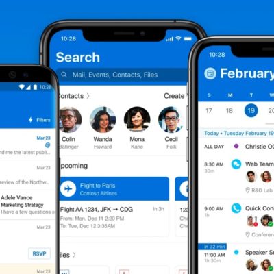 Microsoft aumenta le pubblicità nell’app Outlook su iOS