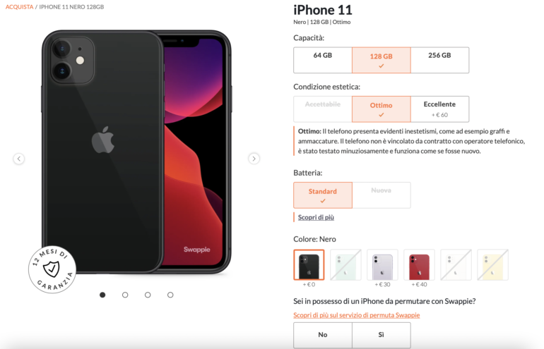 swappie iphone ricondizionato