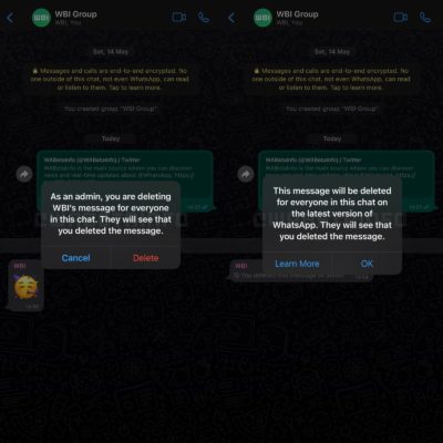 Gli amministratori dei gruppi potranno eliminare i messaggi su WhatsApp, altre novità in arrivo