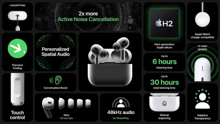 Apple presenta le nuove AirPods Pro 2