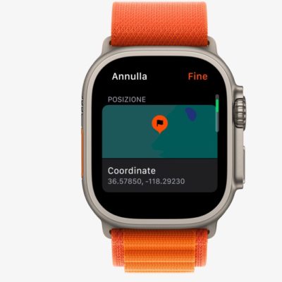 Apple Watch Ultra, ecco le funzioni del tasto Azione