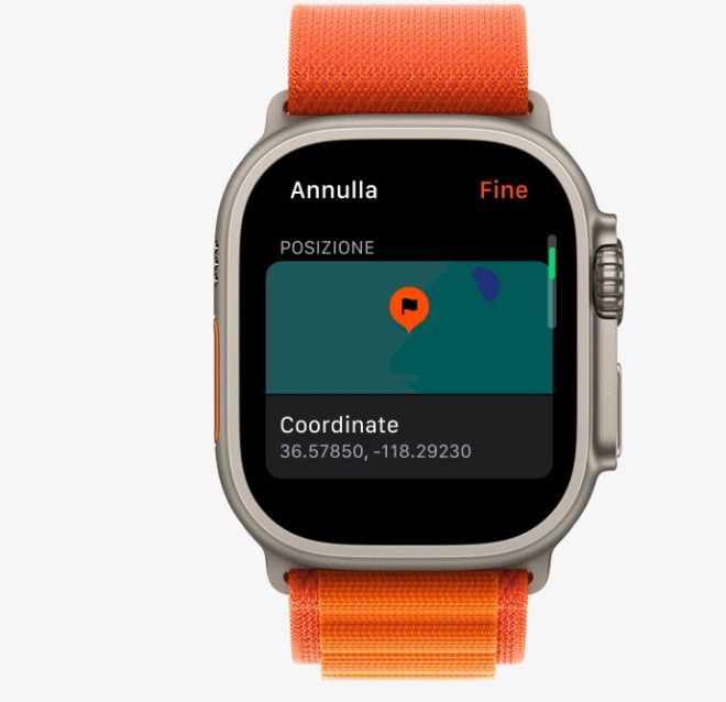 Apple Watch Ultra, ecco le funzioni del tasto Azione