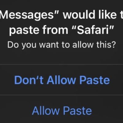 Apple sul pop-up della Clipboard di iOS 16: “Non deve funzionare in questo modo”