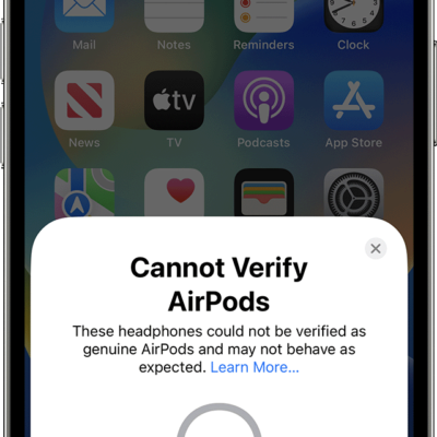 Apple spiega come gli iPhone rilevano gli AirPods contraffatti