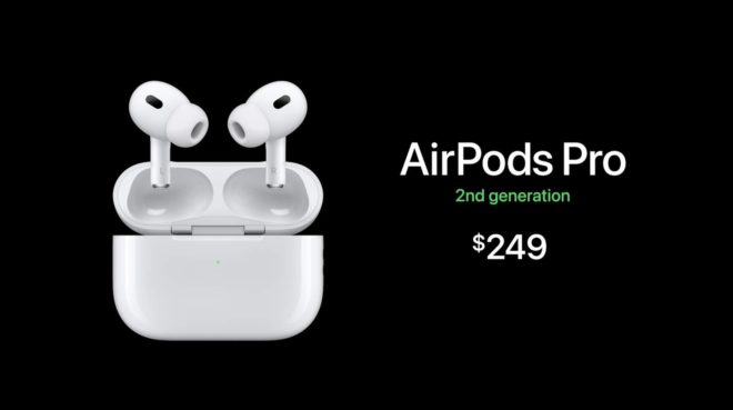 Apple presenta le nuove AirPods Pro 2: controlli touch e nuovo processore