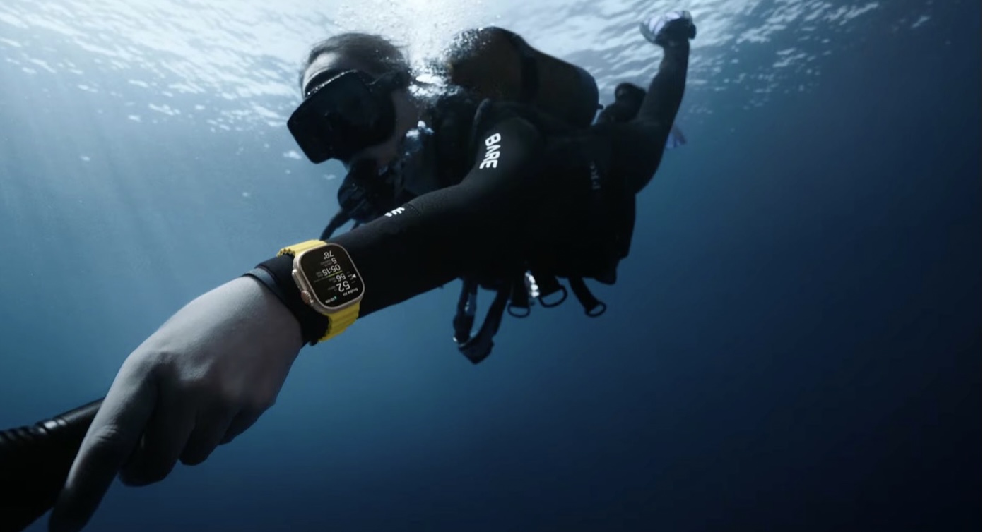 profondità immersioni apple watch ultra