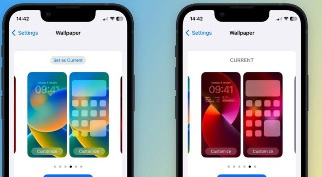 iOS 16.1 beta 3 rende più facile gestire i set di sfondi