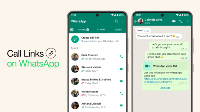 WhatsApp lancia i link per le chiamate
