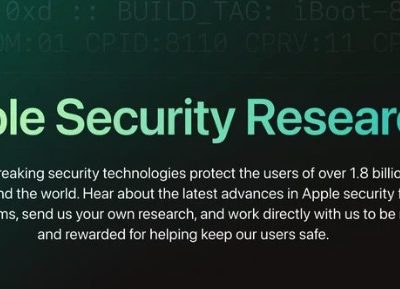 Apple lancia il nuovo sito web “Apple Security Research”