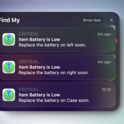 Un bug segnala di sostituire la batteria degli AirPods Pro 2