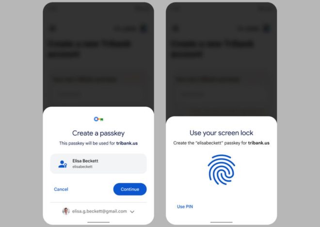 Google come Apple, ecco il supporto Passkey su Android e Chrome