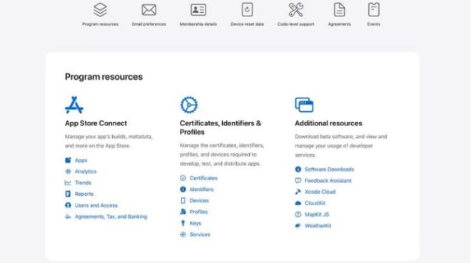 Apple rinnova l’interfaccia dei developer account