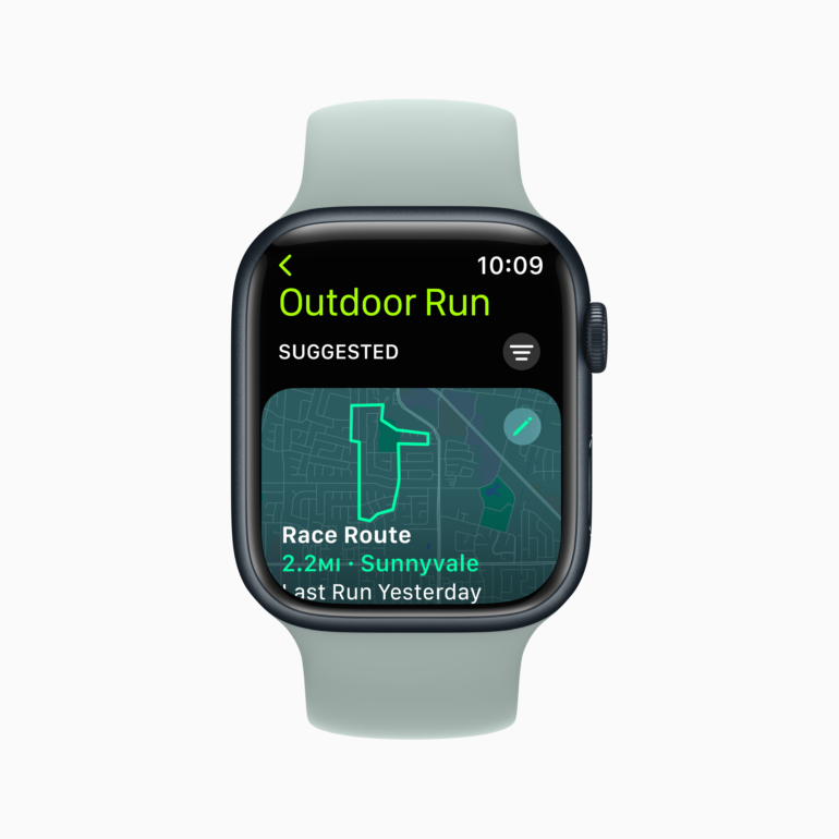 watchOS 9 allenamento