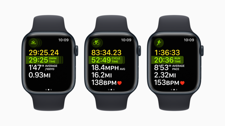 watchOS 9 allenamento