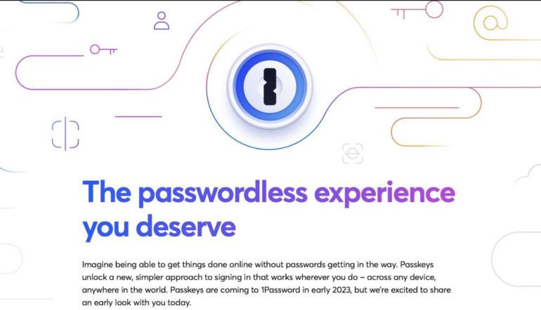 1password passkey