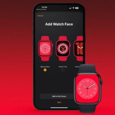 Come aggiungere il quadrante Metropolitan (RED) su Apple Watch
