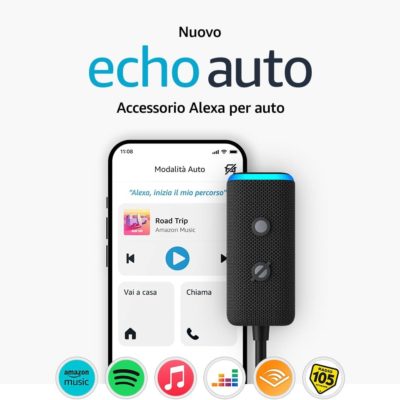 Amazon Echo Auto (seconda generazione) porta Alexa nella tua vettura