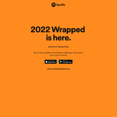 Disponibile Spotify Wrapped 2022