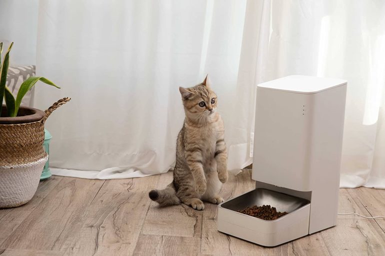 dispensador inteligente de comida para gatos xiaomi