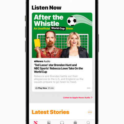 Apple News presenta il podcast After the Whistle with Brendan Hunt and Rebecca Lowe