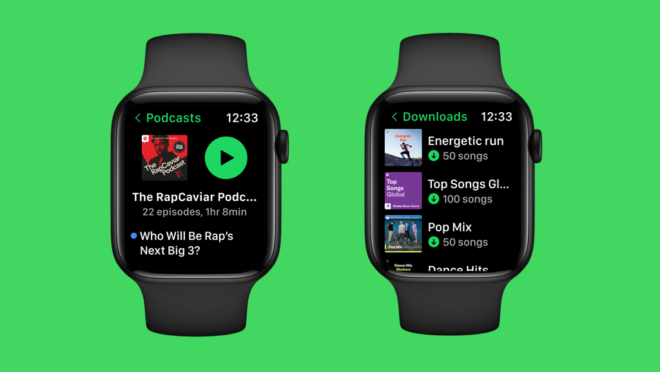 Spotify aggiorna l’app per Apple Watch