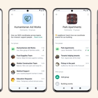 Su WhatsApp arrivano Communities e video chat fino a 32 persone