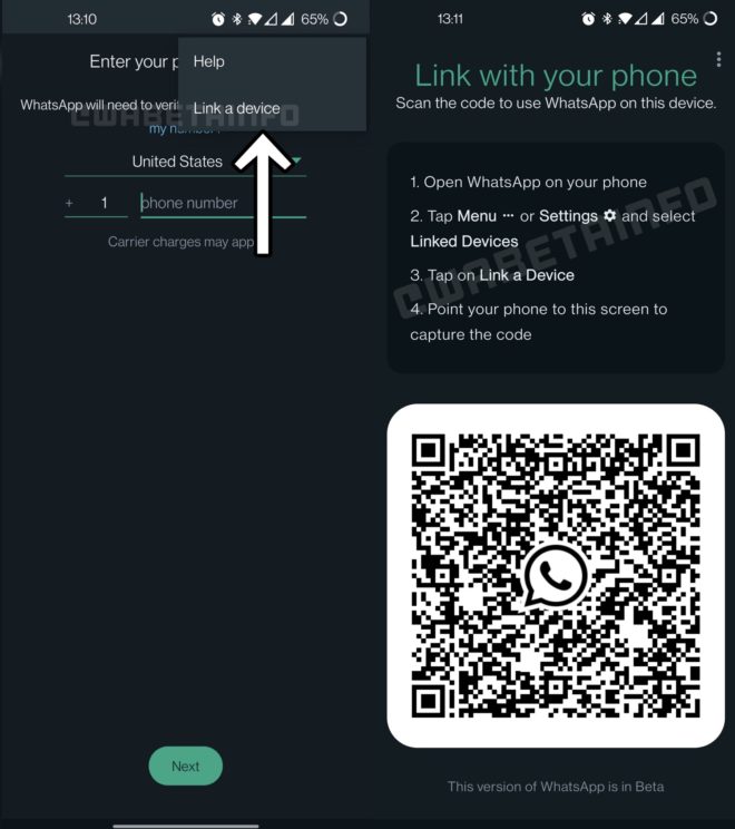 WhatsApp testa l’utilizzo dello stesso account su più smartphone