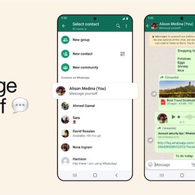 Come inviare messaggi WhatsApp a noi stessi