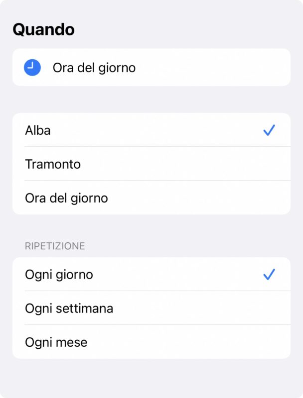 come cambiare automaticamente sfondo iphone