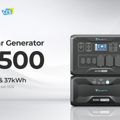 BLUETTI nominata al CES 2023 per la power station AC500