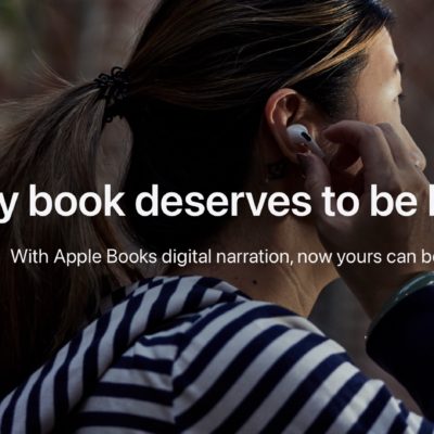 Apple parla del futuro degli audiolibri, tra IA e narratori umani