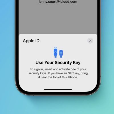 Come utilizzare “Chiavi di sicurezza” per gli Apple ID