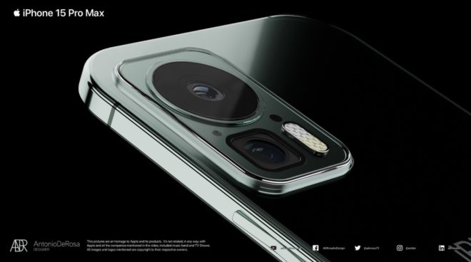 Un concept ci mostra il possibile iPhone 15 Pro Max