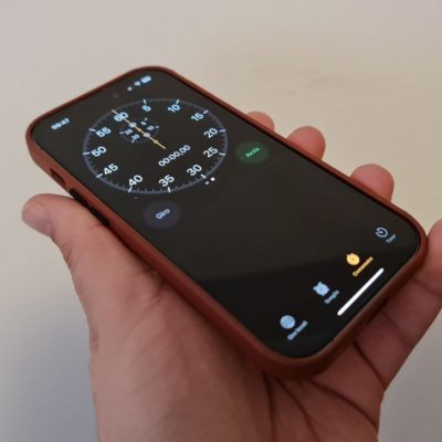 Come passare da un cronometro digitale ad analogico su iPhone