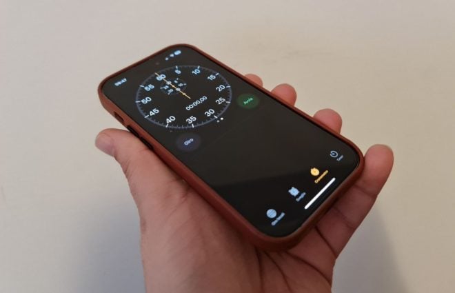 Come passare da un cronometro digitale ad analogico su iPhone