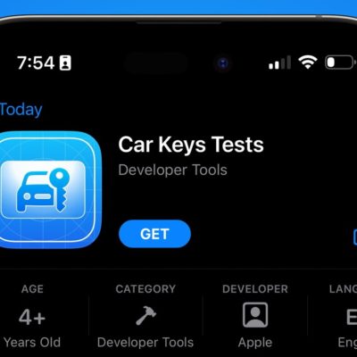 Apple lancia l’app “Car Key Tests”