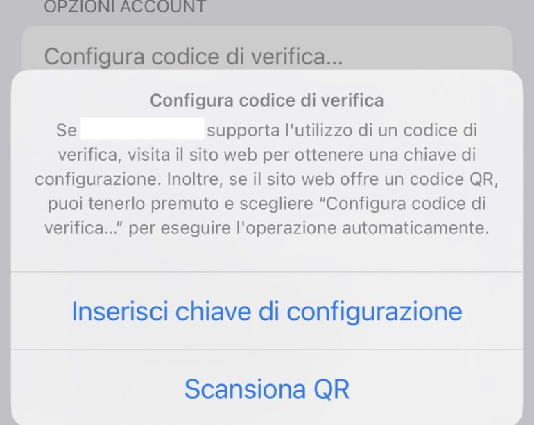 codice di verifica qr