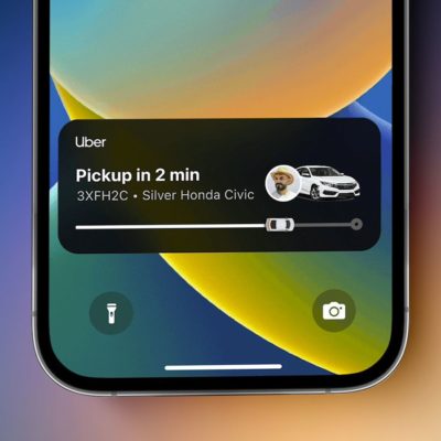 L’app ufficiale di Uber supporta ora le Live Activities su iPhone