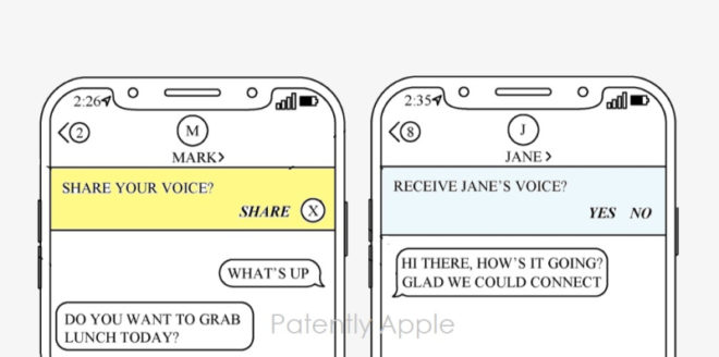 Brevetto Apple: gli iMessage potranno essere riprodotti con la tua voce