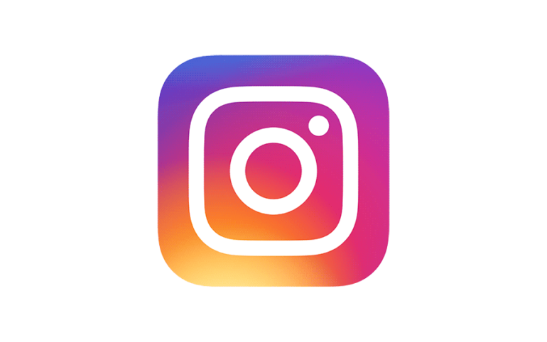 instagram logo white