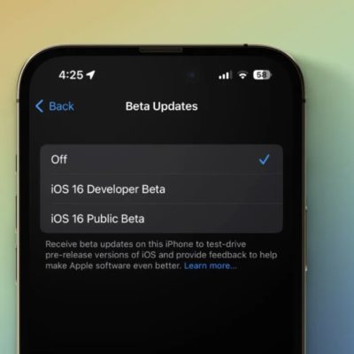 Come aggiornare le beta a partire da iOS 16.4