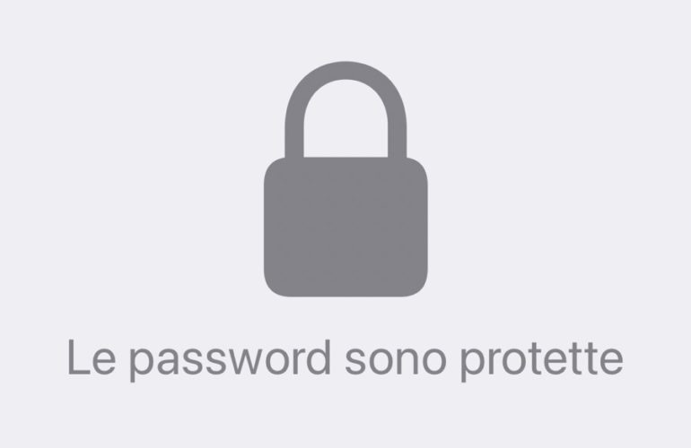 sezione password