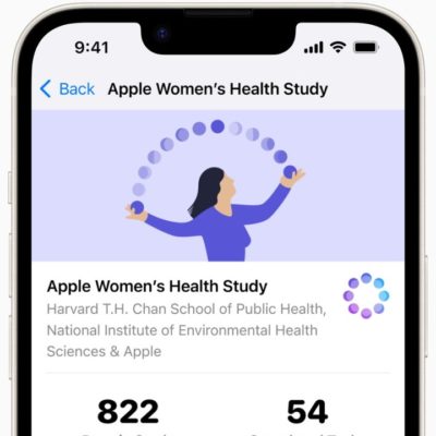 L’Apple Women’s Health Study riesce a prevedere condizioni gravi
