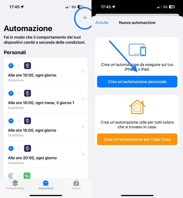 Automazione iOS