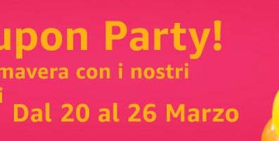 Coupon Party: tanti prodotti scontati per l’evento speciale di Amazon