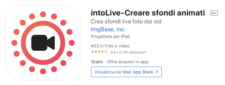 impostare video come sfondo iPhone