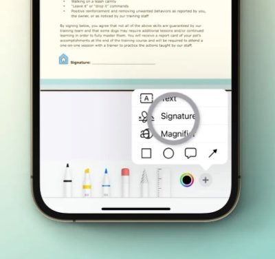 Come aggiungere la tua firma a un documento su iPhone e iPad senza app di terze parti